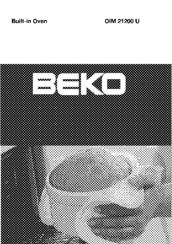 Beko OIM 21200 U Manual