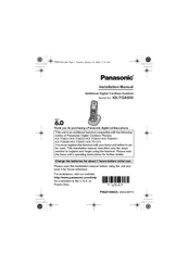 Panasonic KXTGA930 - DIGITAL CORDLESS HANDSET INSTALL Installation Manual