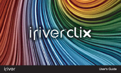 IRiver CLIX User Manual