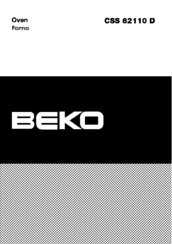 Beko CSS 62110 D Manual