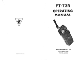 Yaesu FT-73R Operating Manual