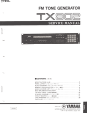 Yamaha TX-802 Service Manual