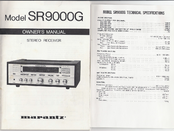 Marantz SR9000G Owner's Manual