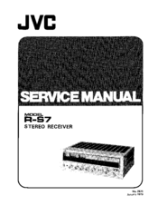 Jvc R-S7 Service Manual