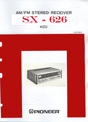 Pioneer SX-626 KCW Service Manual