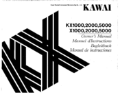 Kawai X2000 Owner's Manual