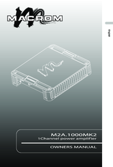 Macrom M2A.1000MK2 Owner's Manual
