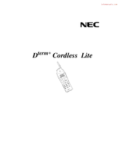 NEC Dterm I Series Owner's Manual