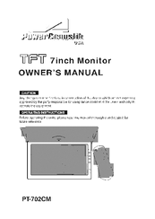 Power Acoustik PT-702CM Owner's Manual