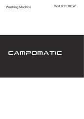 Campomatic WM 911 XEW Owner's Manual