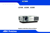 Ask Proxima A3100 - Manual