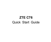 Zte C76 Quick Start Manual