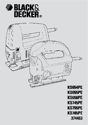 Black & Decker KS765PE Instruction Manual