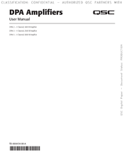 QSC DPA4.2 User Manual