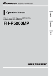 Pioneer FH-P5000MP Operation Manual