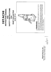 Hitachi RP 30Y Instruction Manual And Safety Instructions