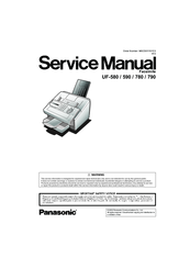 Panasonic Facsimile UF-590 Service Manual