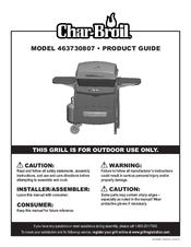 Char-Broil 463730807 Product Manual