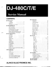 Alinco DJ-480E Service Manual