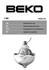 Beko CN232102 Instructions For Use Manual
