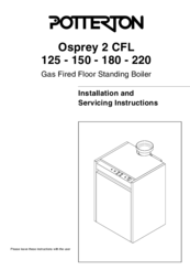 Potterton Osprey 2 CFL 150 Installation And Servicing Instructions
