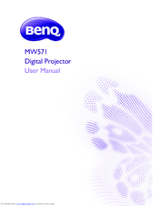 BenQ MW571 User Manual