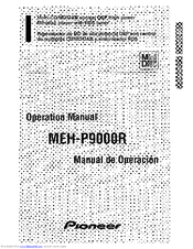 Pioneer MEH-P9000R Operation Manual