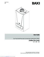 Baxi Ecoblue plus combi 24 User Manual