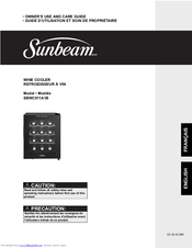 Sunbeam SBWC011A1B Owner's Use And Care Manual