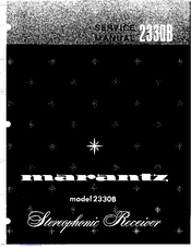 Marantz 2330B Service Manual