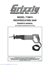 Grizzly T10874 Owner's Manual