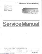 Philips 7841 Service Manual