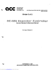 ACC RC-850 Reference Manual