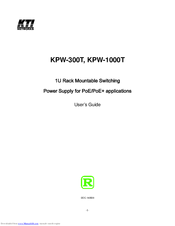KTI Networks KPW-1000T User Manual