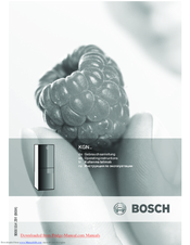 Bosch KGN 57S50NE Operation Instruction Manual