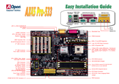 AOpen AX45 PRO-533 Easy Installation Manual