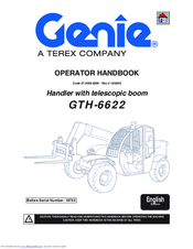 Genie GTH-6622 Operator's Handbook Manual