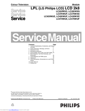 Philips LC470WUF Service Manual