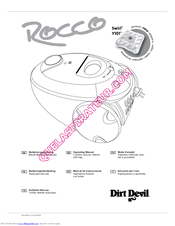 Dirt Devil Rocco series Operating Instructions Manual