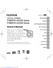 FujiFilm FinePix AX300 Owner's Manual