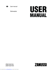 Zanussi ZDM16301SA User Manual