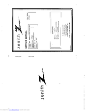 Zenith DTT900 Service Manual