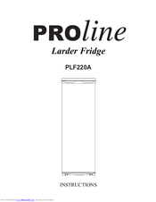 Proline PLF220A Instructions Manual