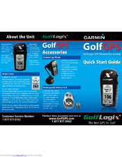 Garmin Golf Logix Quick Start Manual