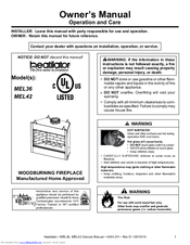 Heatilator MEL42 Owner's Manual