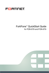 Fortinet FON-670i Quick Start Manual