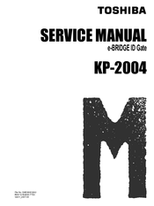 Toshiba KP-2004 Service Manual