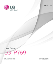 LG LG-P769 User Manual