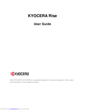 Kyocera Rise User Manual