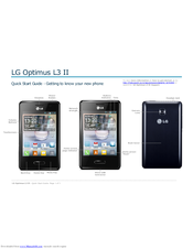 LG Optimus L3 II Quick Start Manual